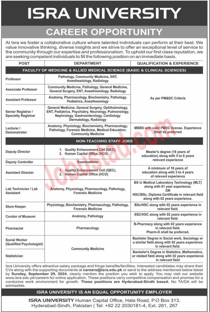 Latest Jobs Teaching and Non Teaching Staff In Hyderabad 2024