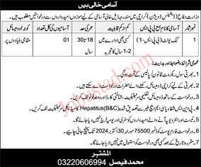 New Govt Jobs Ministry of Defence In Karachi October 2024